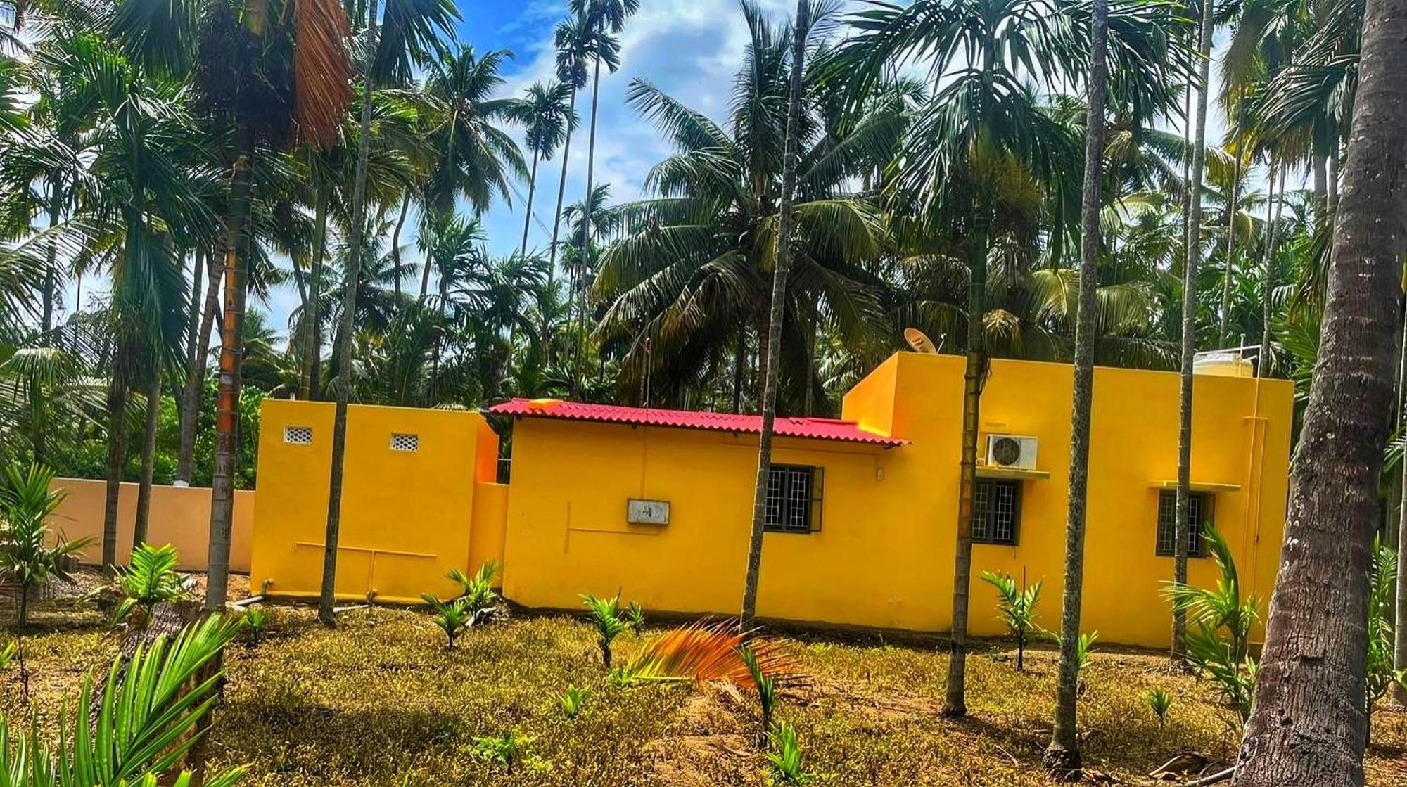 Shivalaya Farmstay Located Amdist Coconut Farm With River Access Near Isha,Adiyogi,Siruvani Alāndurai Exterior foto